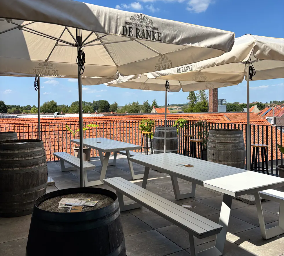 Terrasse de la taproom